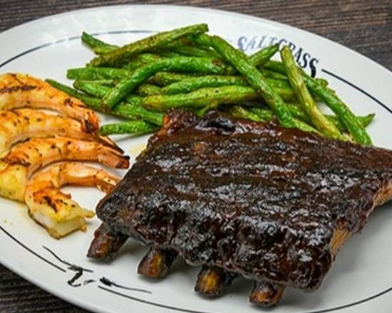 BBQ Pork Ribs and Shrimp
