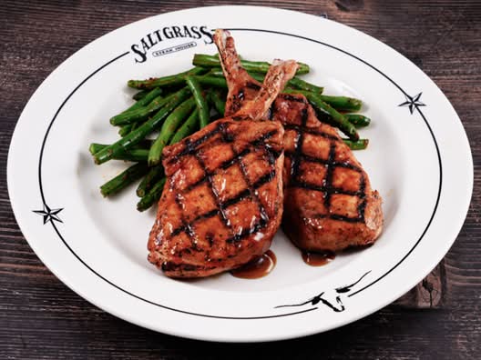 LD Single Bourbon Glazed Pork Chop