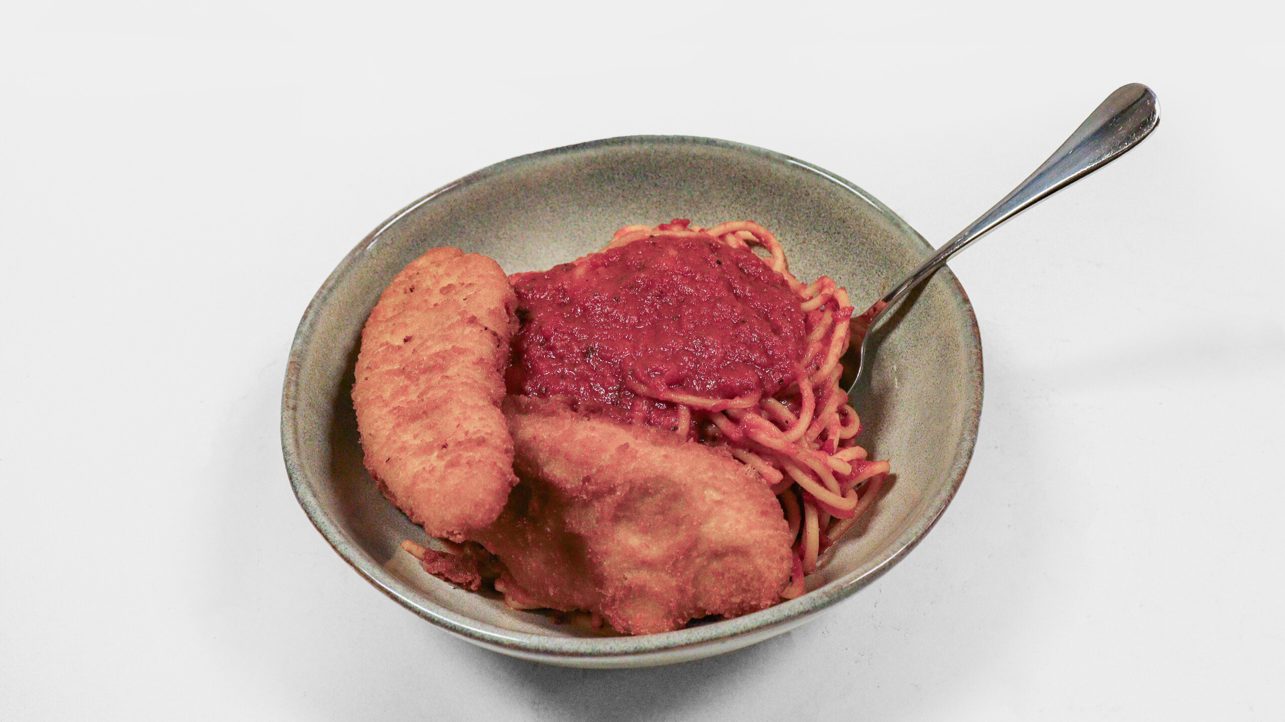 Chicken Fingers and Spaghetti