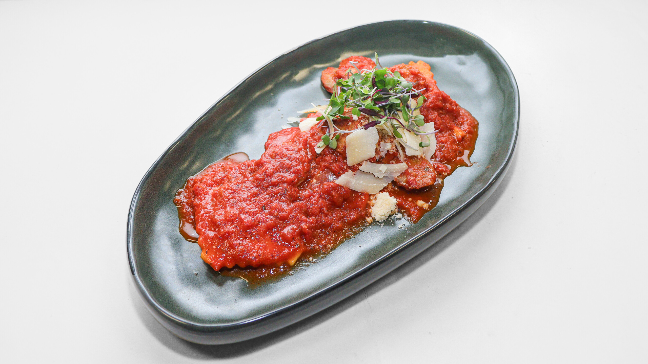 Ravioli al Italia with Italian Sausage