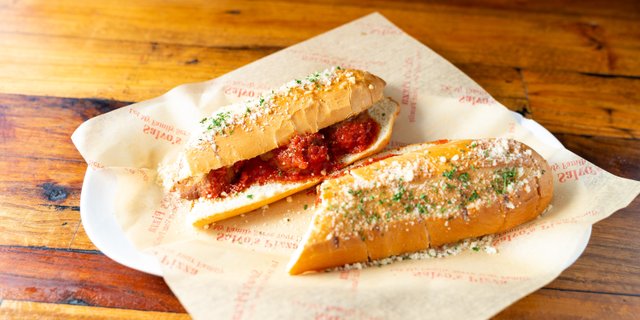 Meatball Parmigiana Sub