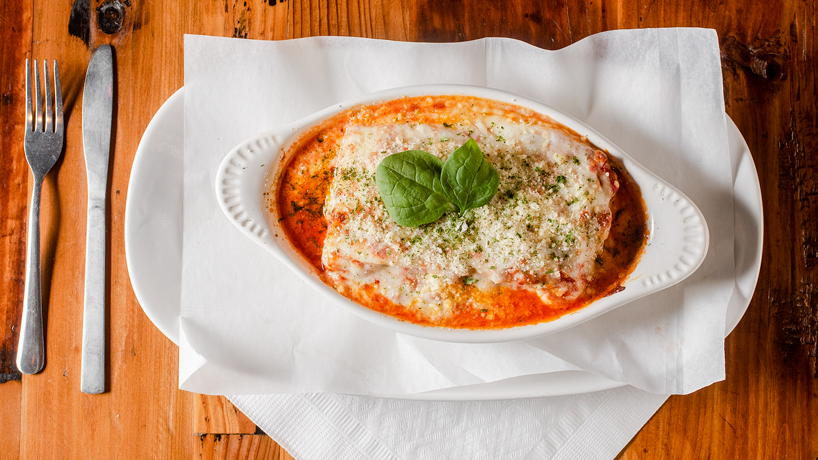 Homemade Beef Lasagna - Pasta