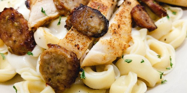 Chicken and Sausage Tortellini