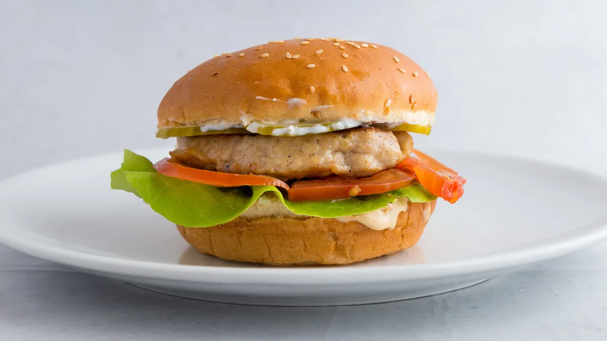 Chicken burger