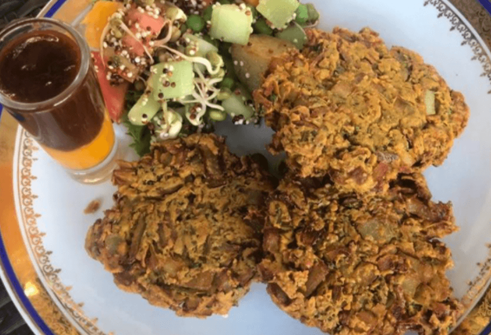 Pakoras Bhaji de Cebolla
