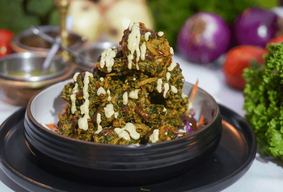 Pakoras de Espinaca