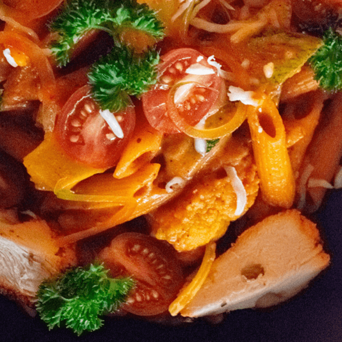 Pastas Delhi Pollo