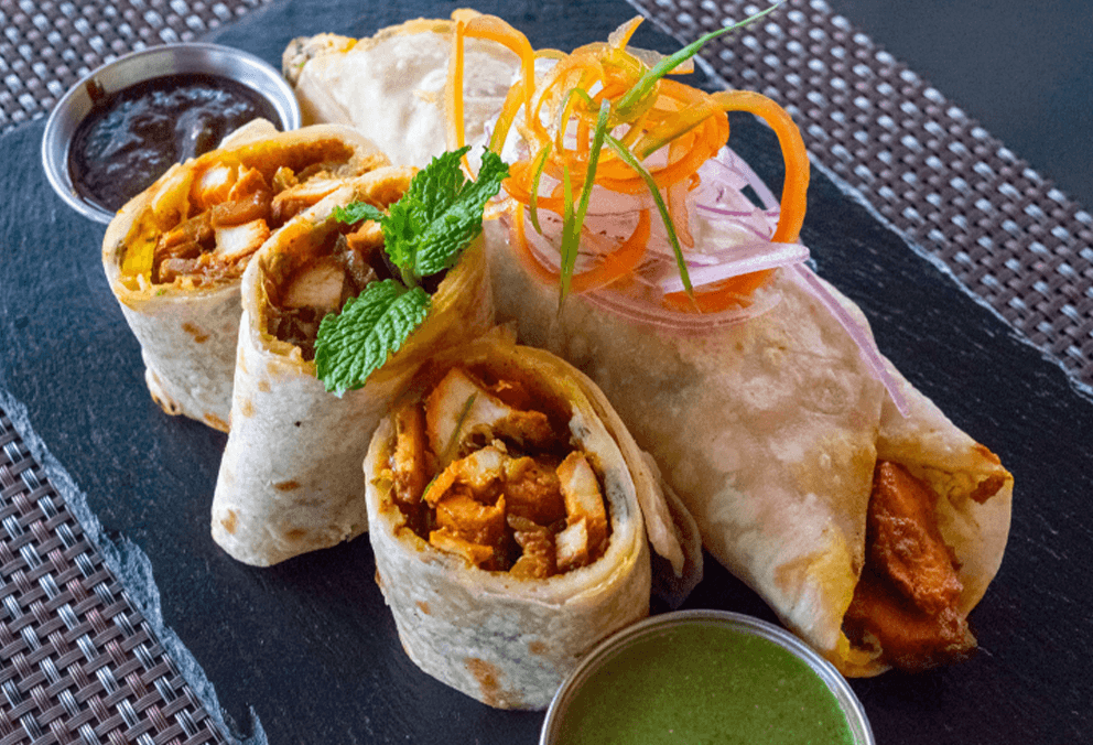 Vegetables Burrito Kaathi (2 Rolloes)