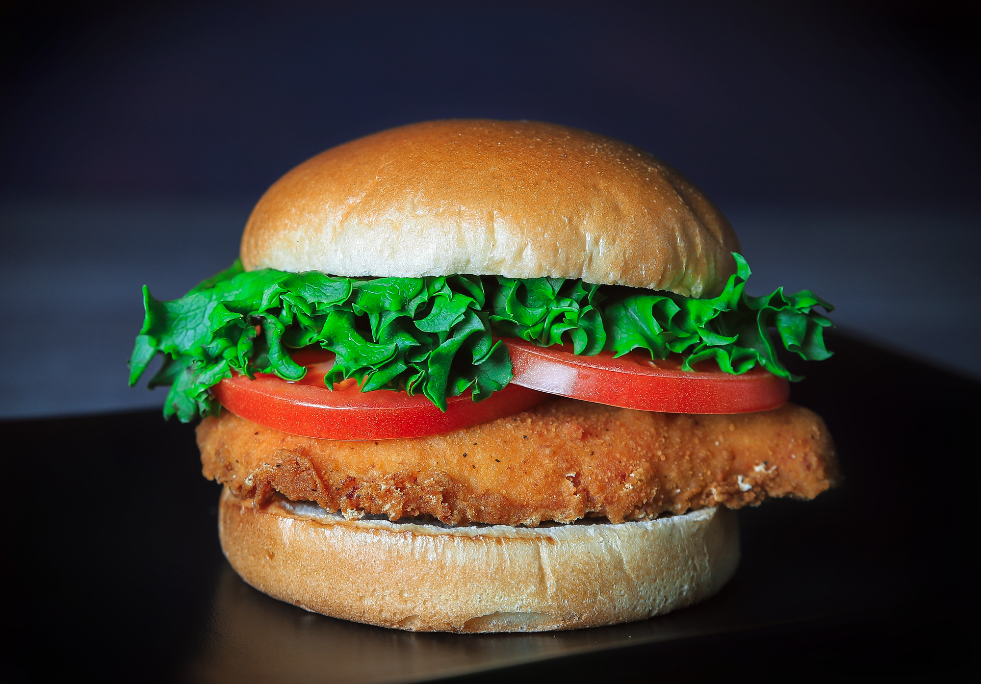 Breaded Chicken Burger  (Halal)