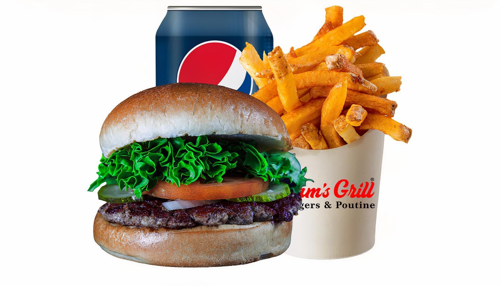 Junior Burger Fries Combo
