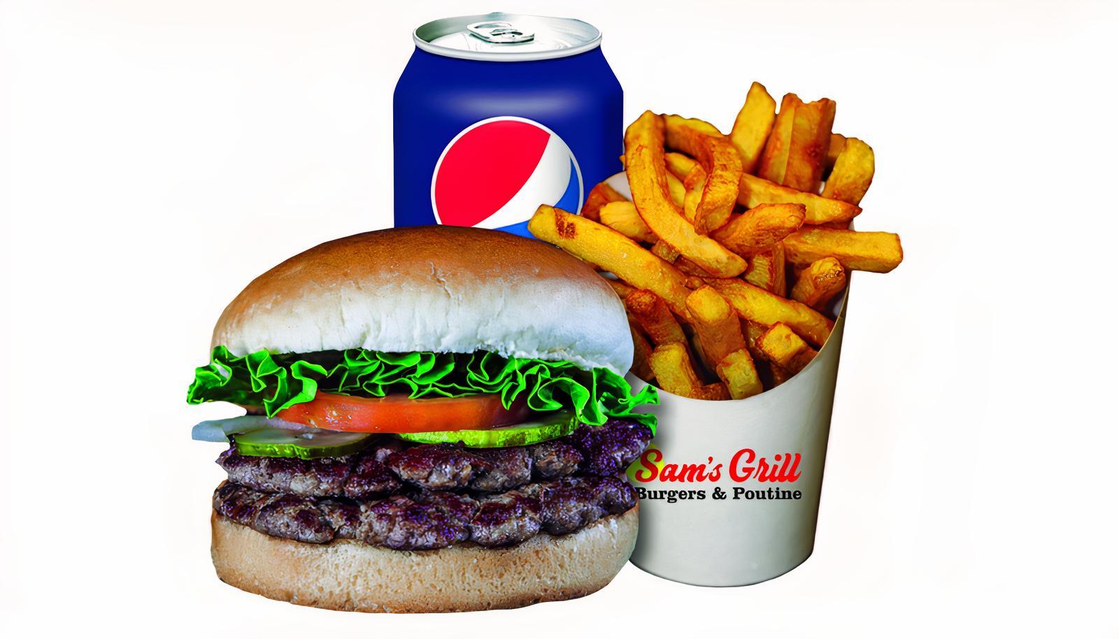 Regular Burger Fries Combo