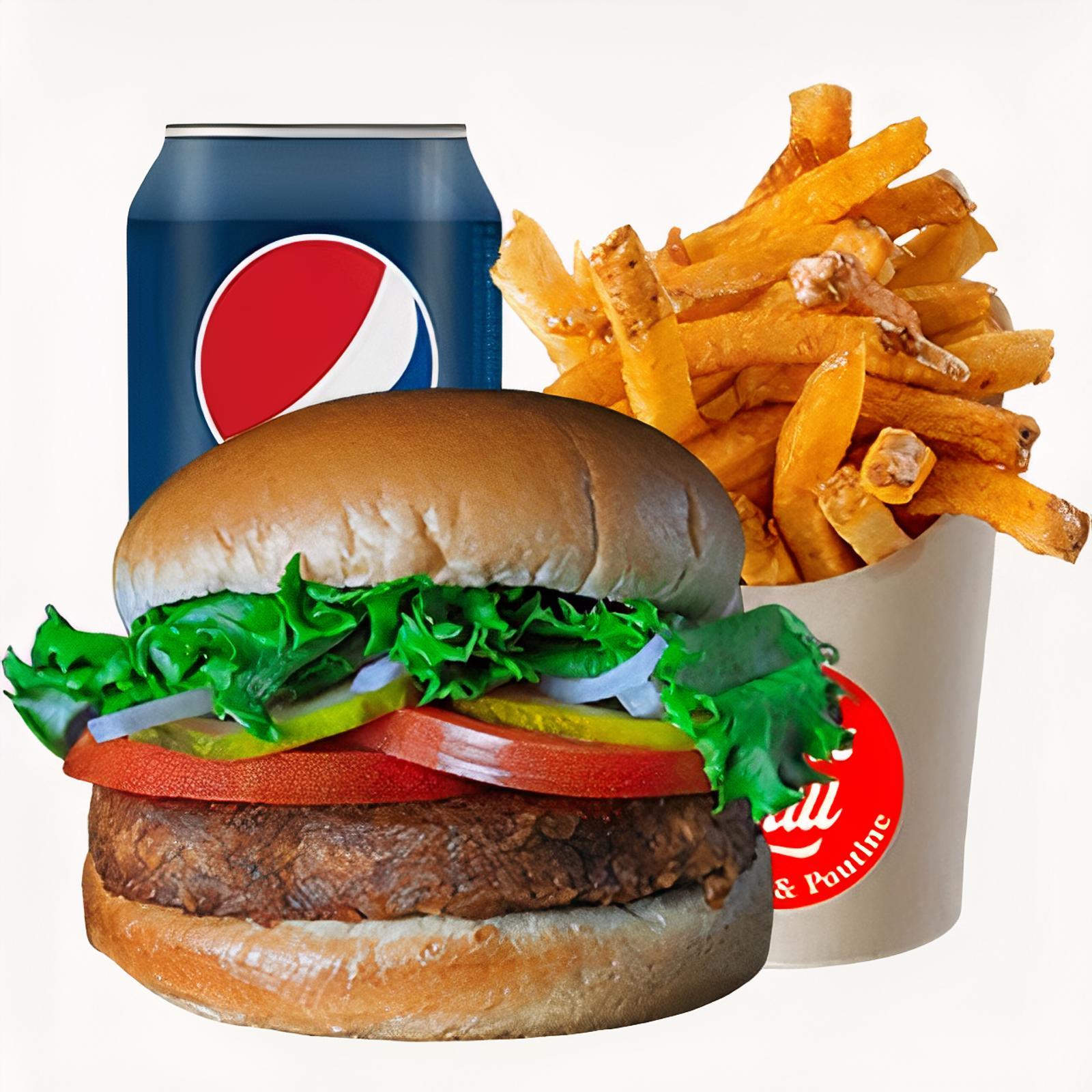 Veggie Burger Fries Combo