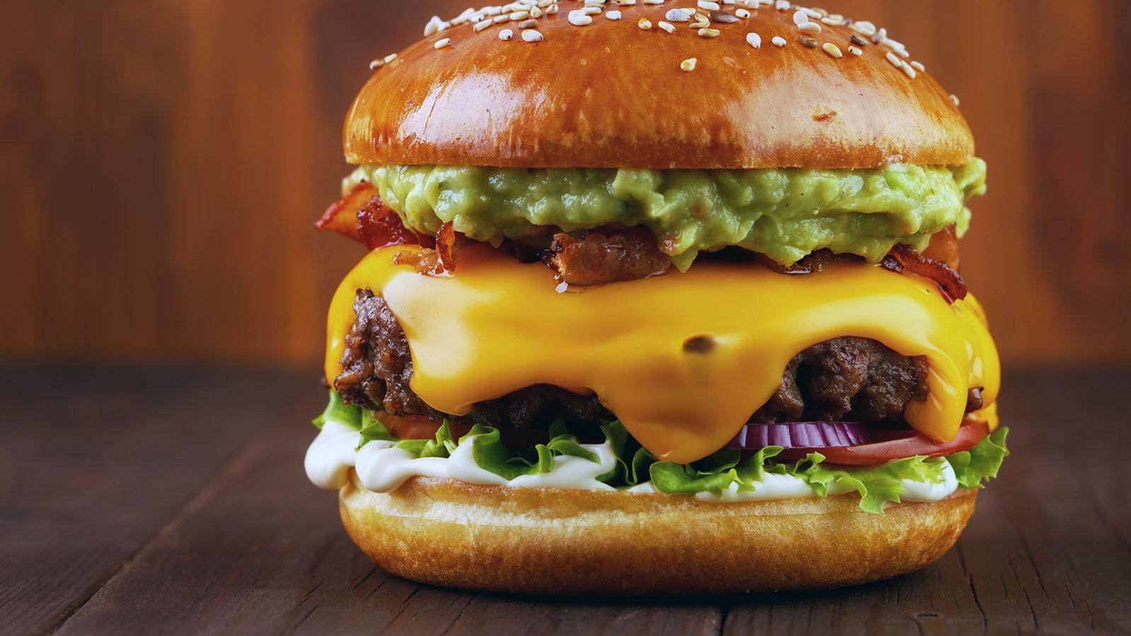 Avocado Bacon Cheeseburger