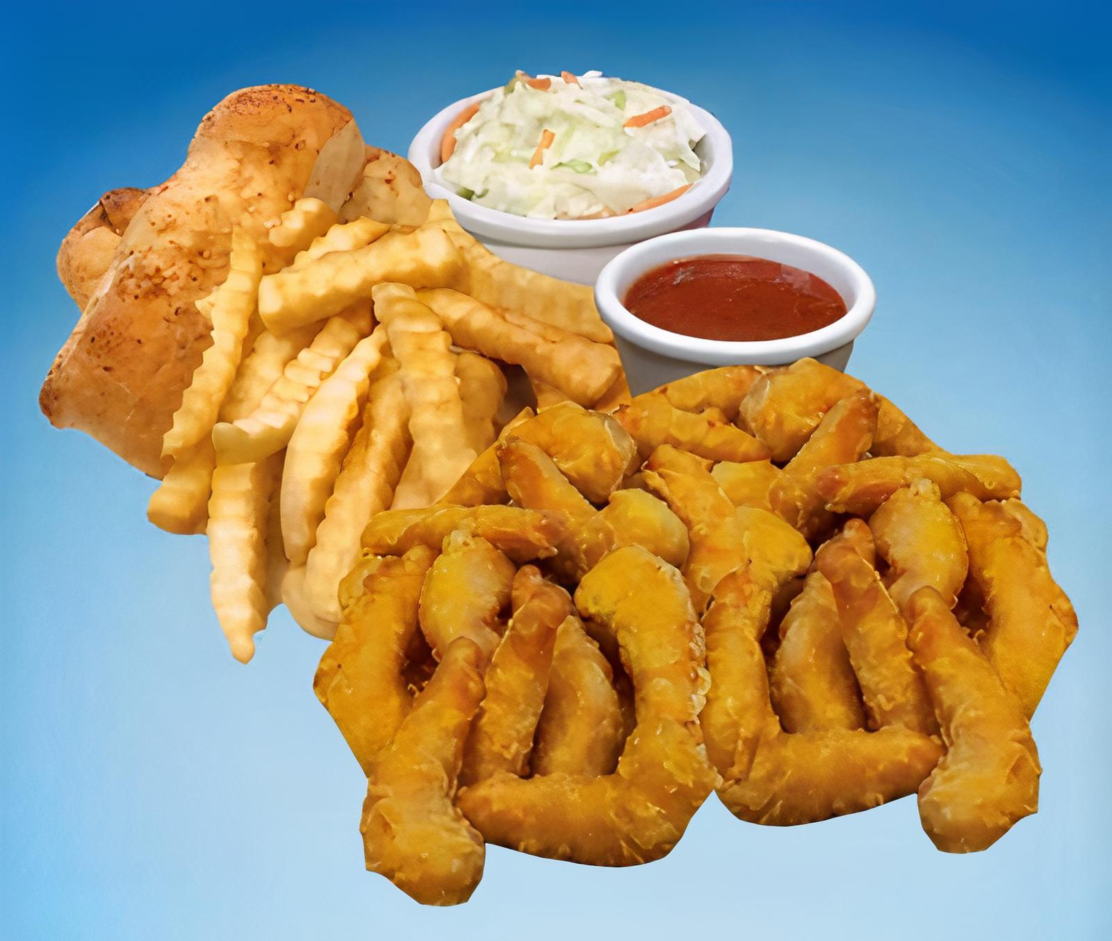 Beer Battered Shrimp Dinner