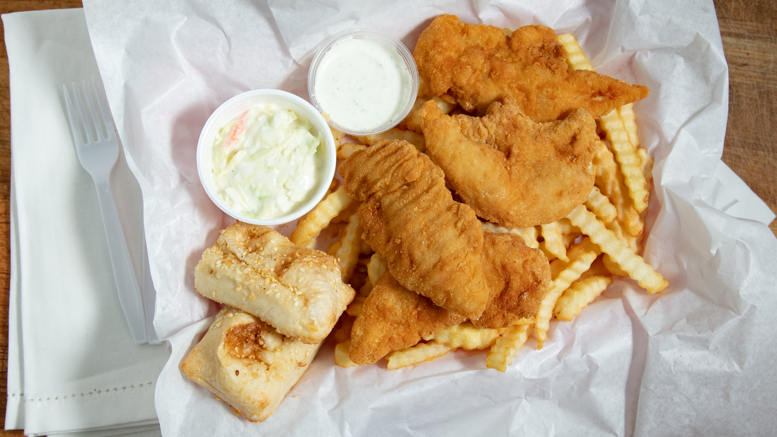 Chicken Strip Dinner (4 Piece)