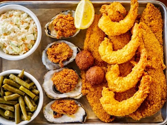 3 Fish 3 Shrimp 3 Oysters