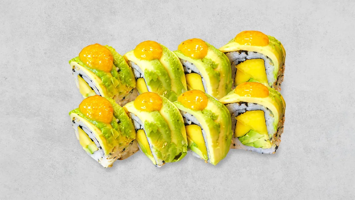 29 Mango-Avocado Rainbow Set Vegan