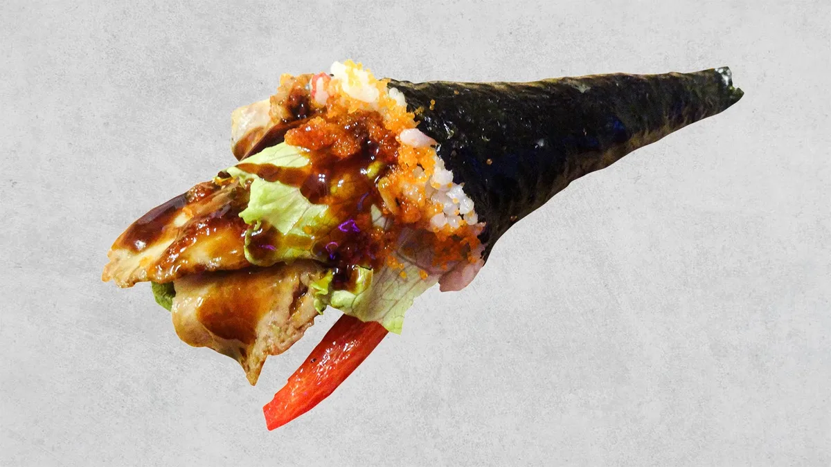56 Unagi Temaki