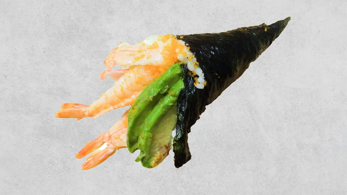 57 Ebi Temaki
