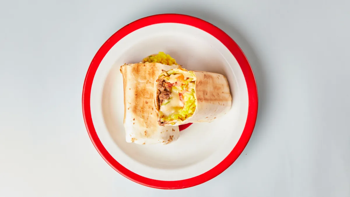 Beef Ranchera Burrito