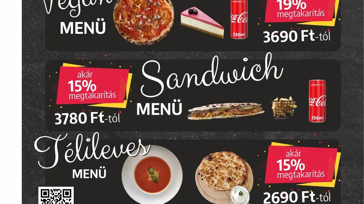 Sandwich menü