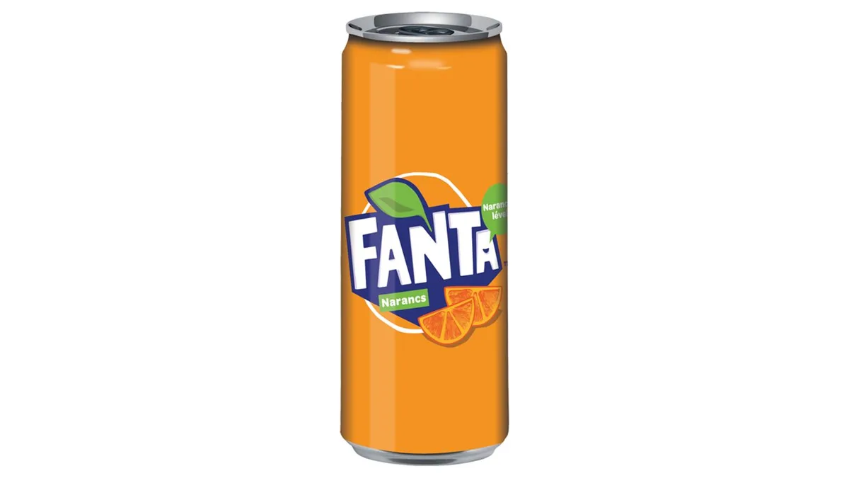 Fanta narancs ízű szénsavas üdítőital cukorral és édesítőszerekkel 330 ml