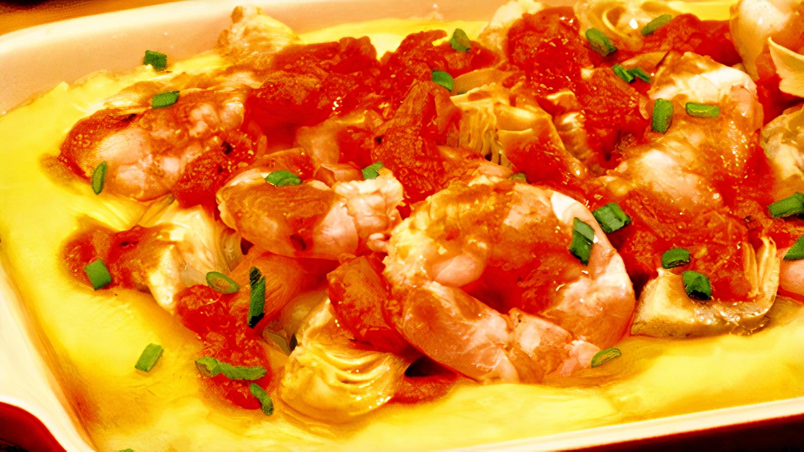 Camarones Gratinados