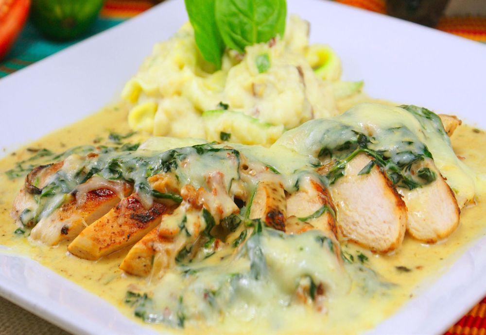 Chicken Spinach