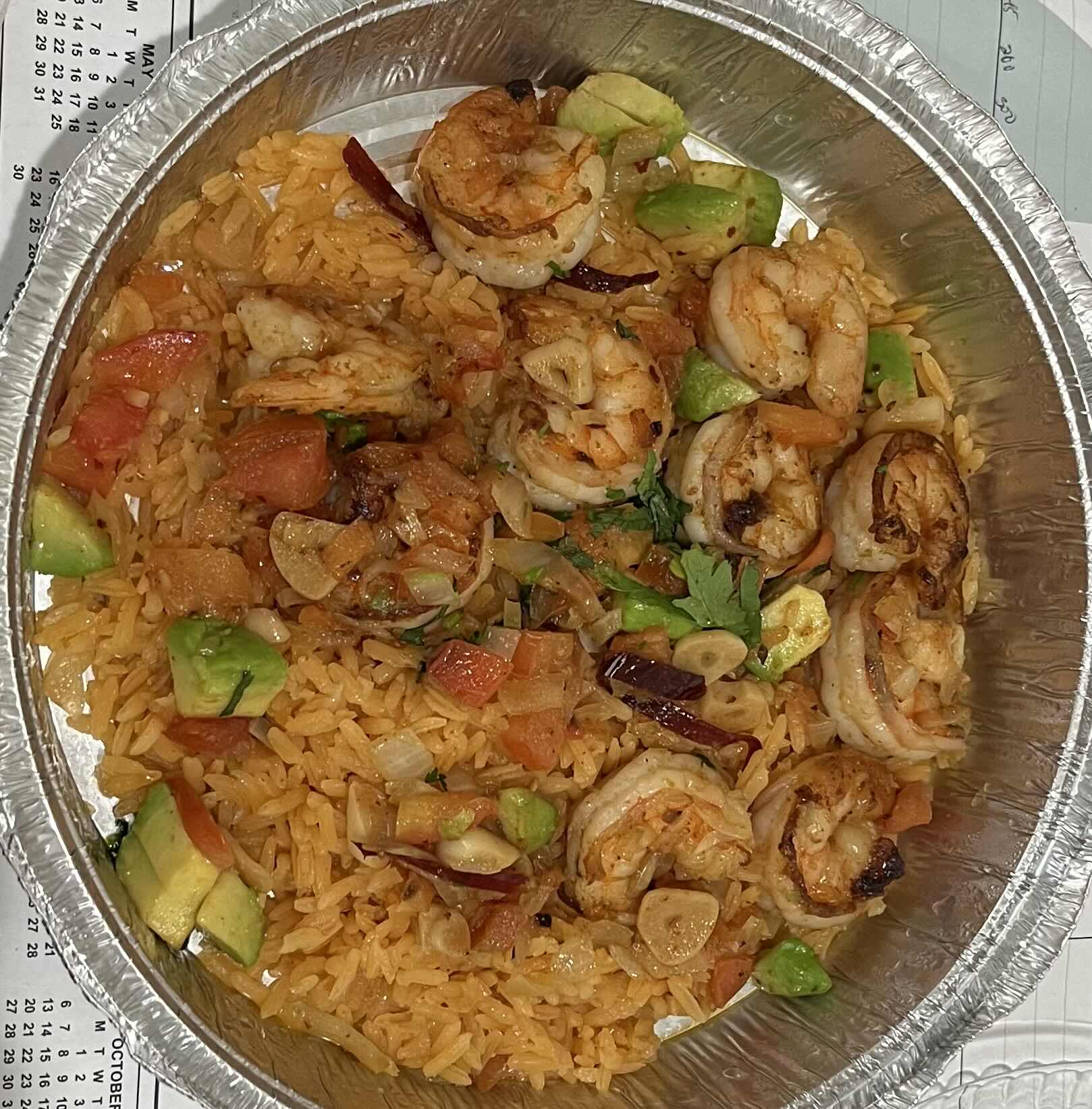 Mariscos con Arroz