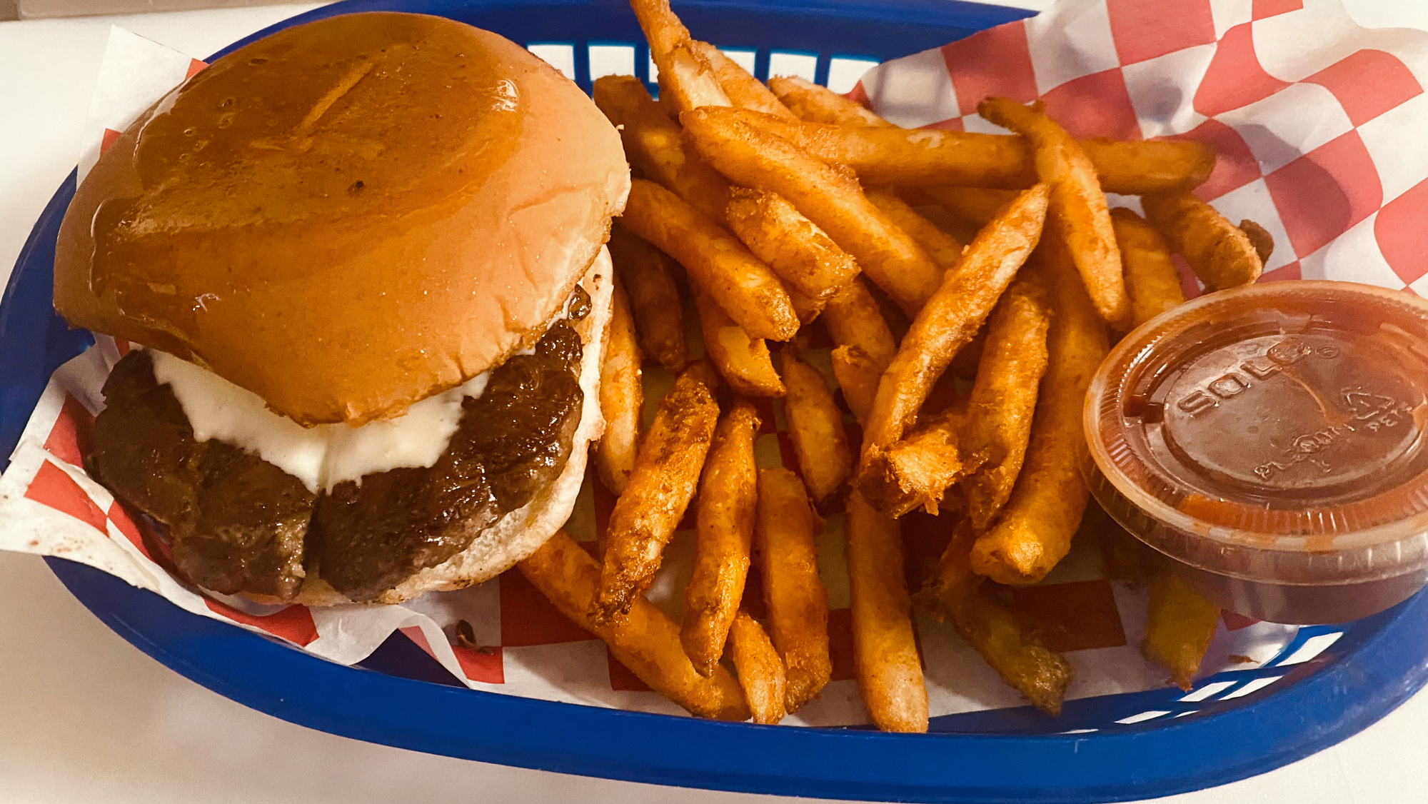 #3. Cheeseburger and Fries