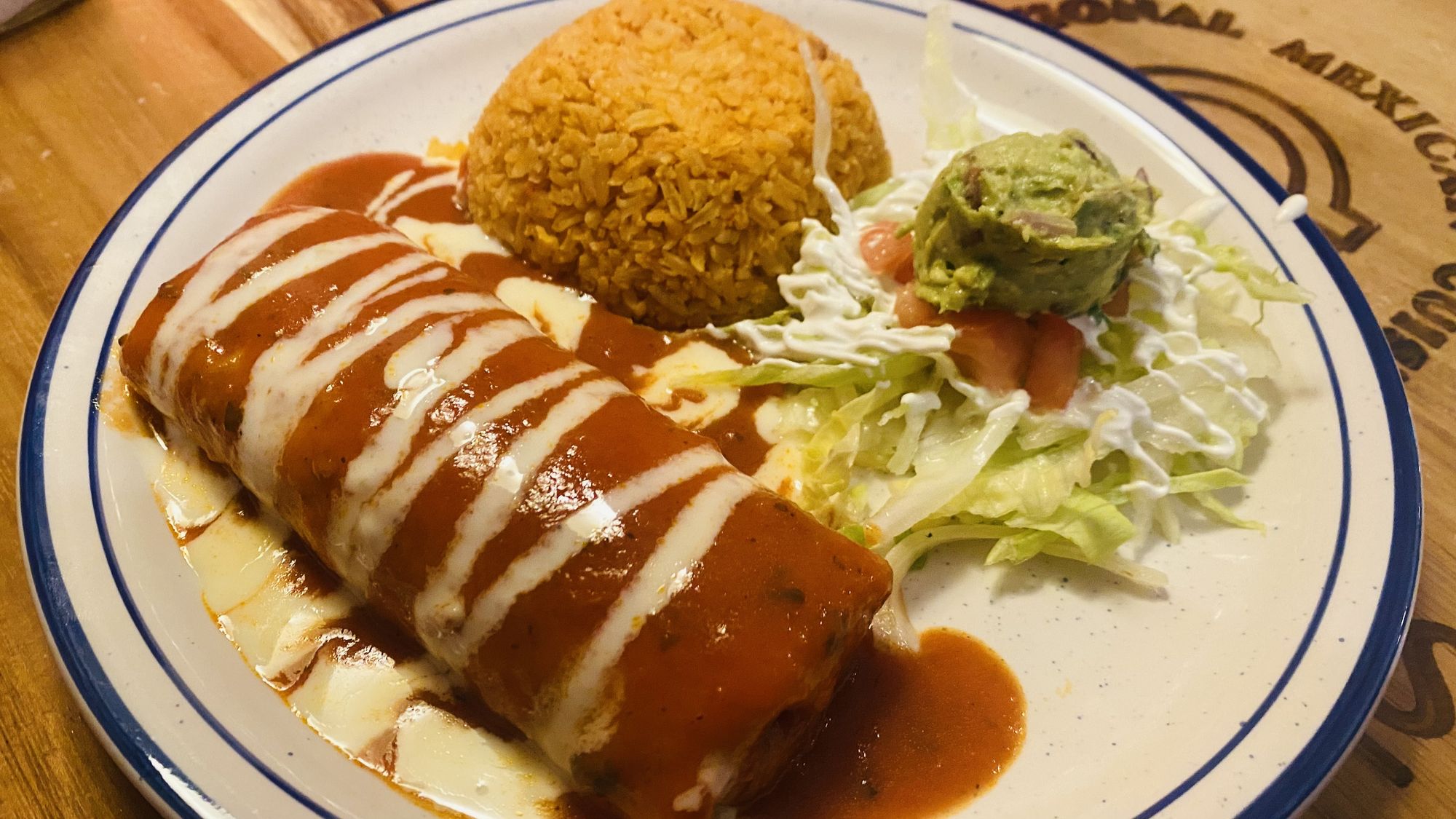 (L) Grilled Chimichanga