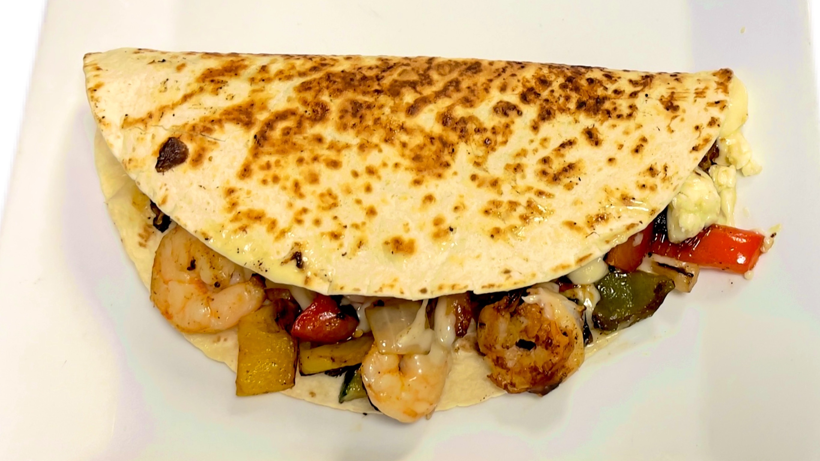 (L) Quesadilla Fajita Camaron
