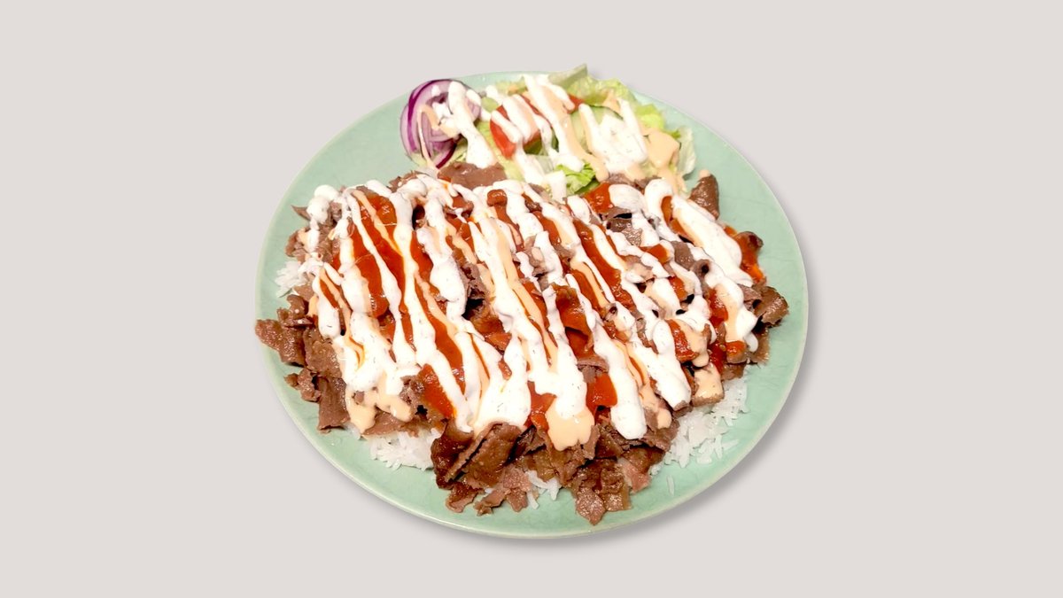 47. Kebab riisillä