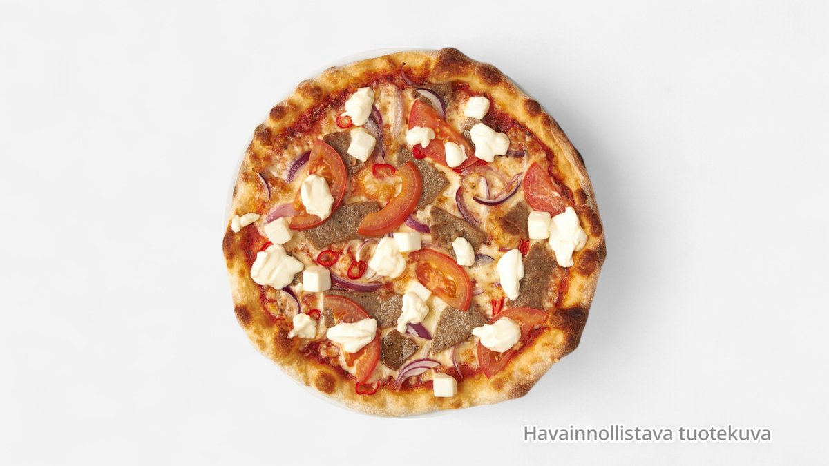 Gluteeniton 3 täytteen pizza