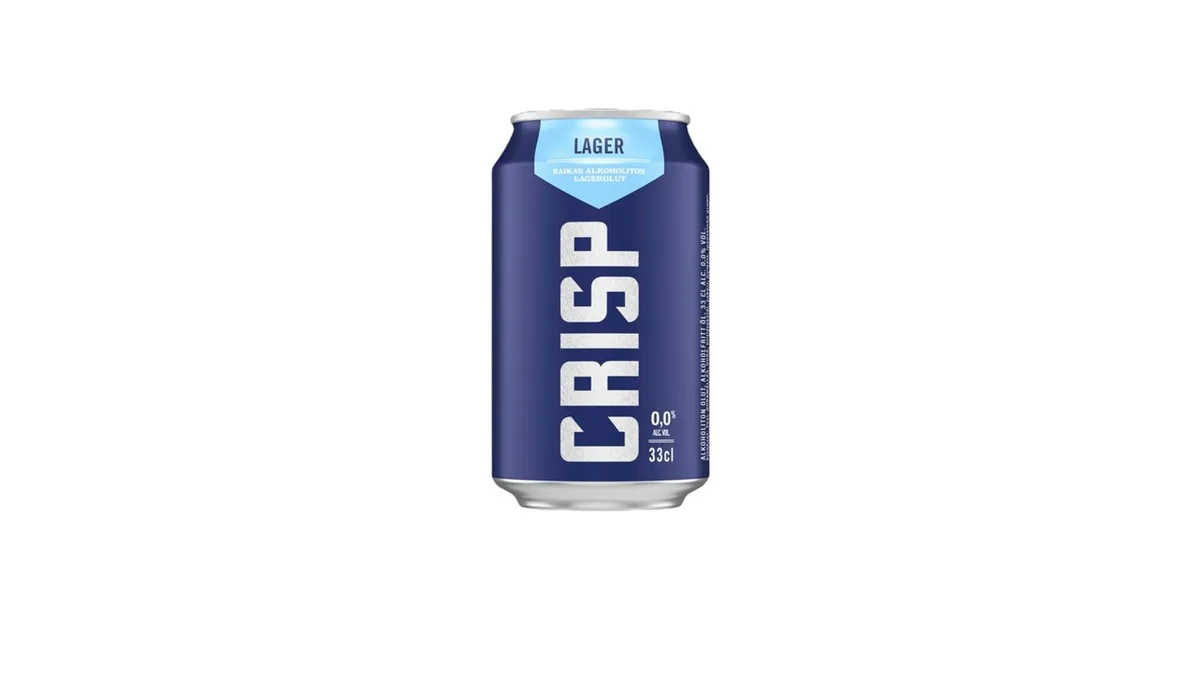 Koff Crisp alkoholiton vaalea lager olut 0 % 0,33 L