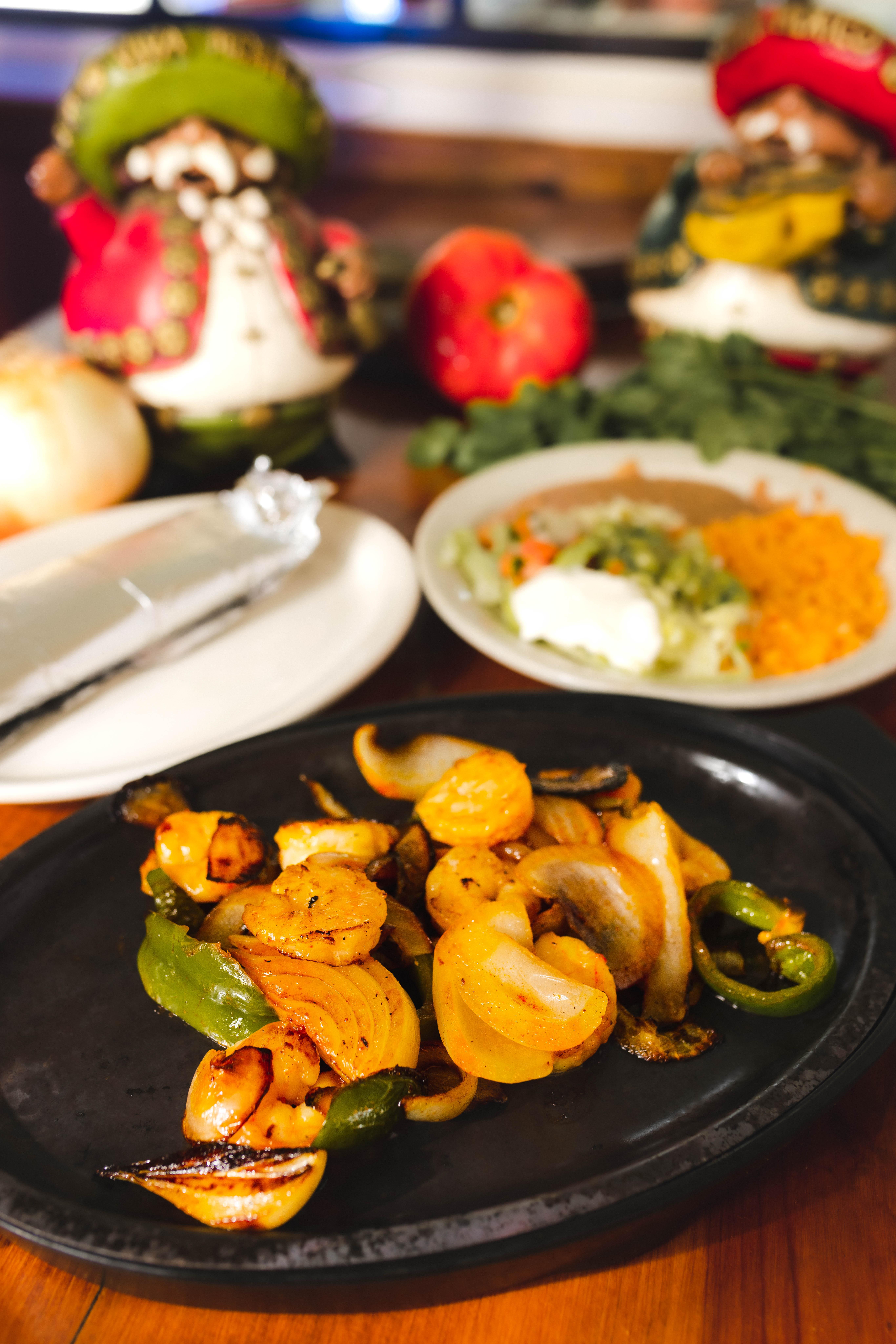 35.3 Shrimp Fajitas