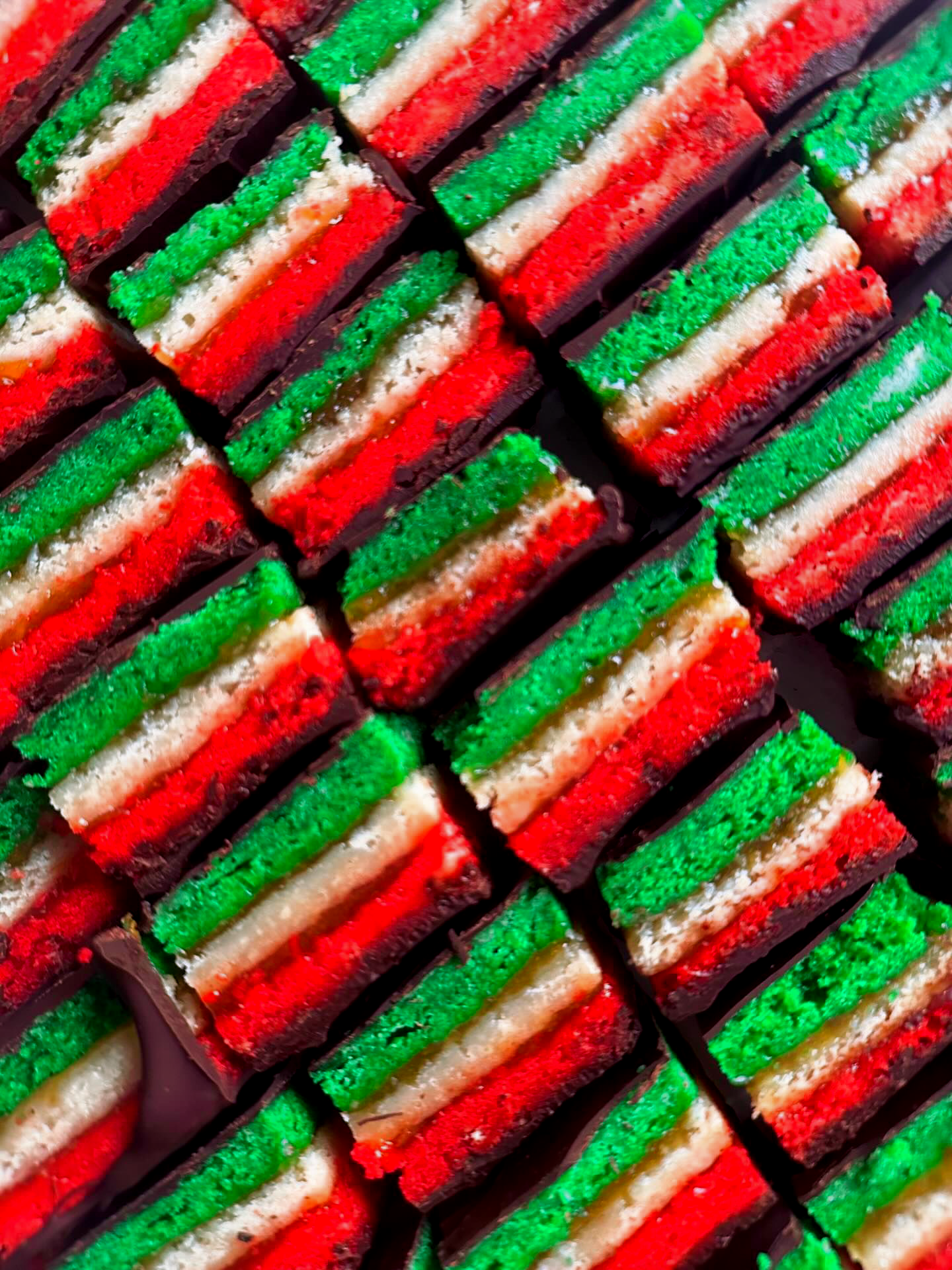 Vegan Italian Rainbow Cookies (NEW)