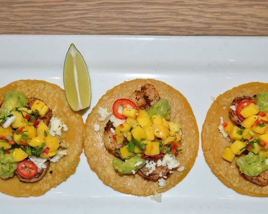 Tacos de Camarones Mango