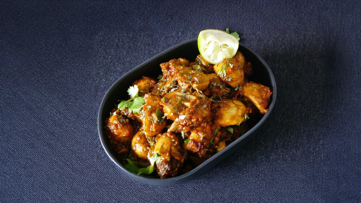 Achari Mushroom