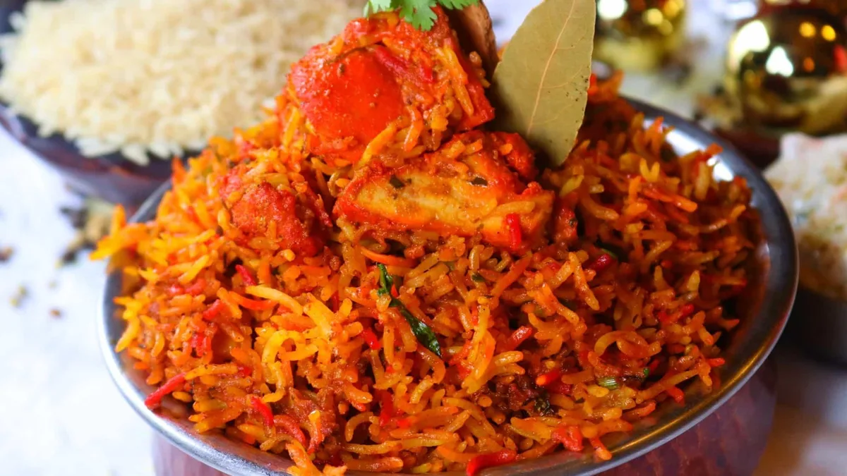 Chicken tikka biryani
