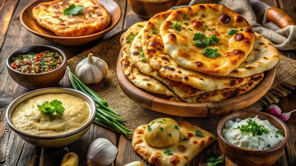 Keema Naan with Gravy