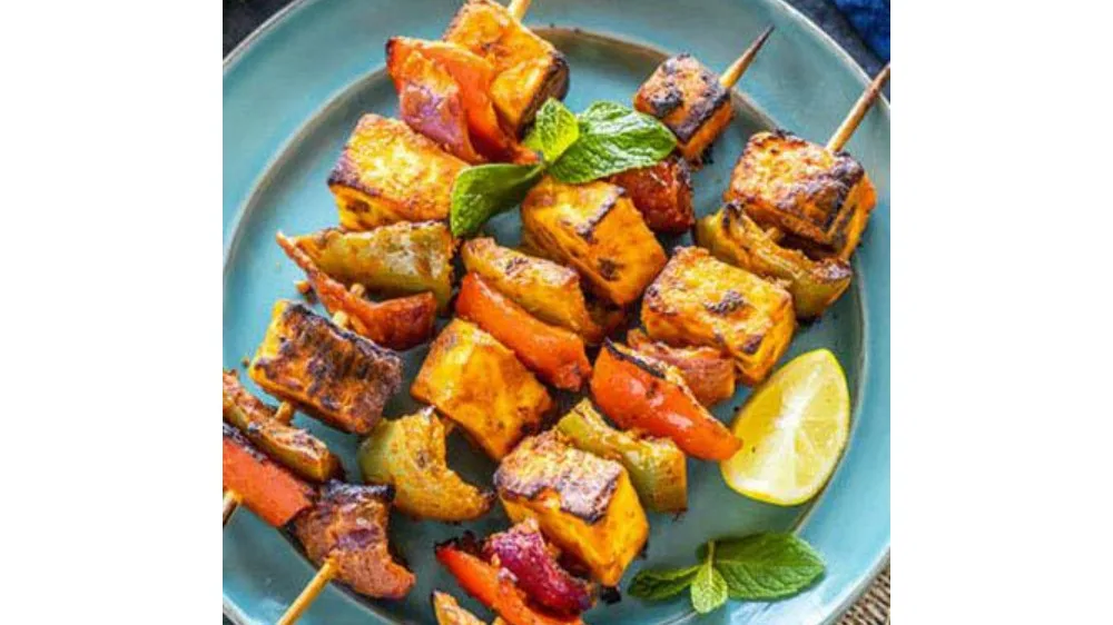 Paneer Tikka Shashlik