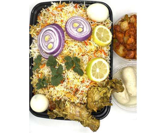 Family size chicken dum biryani