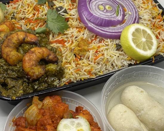family size gongura mutton biryani(Spicy)