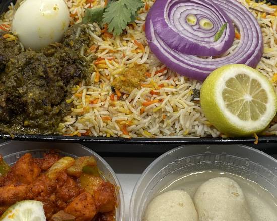 family size gongura prawn biryani(Spicy)