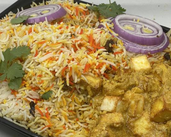 family size panner veg biryani
