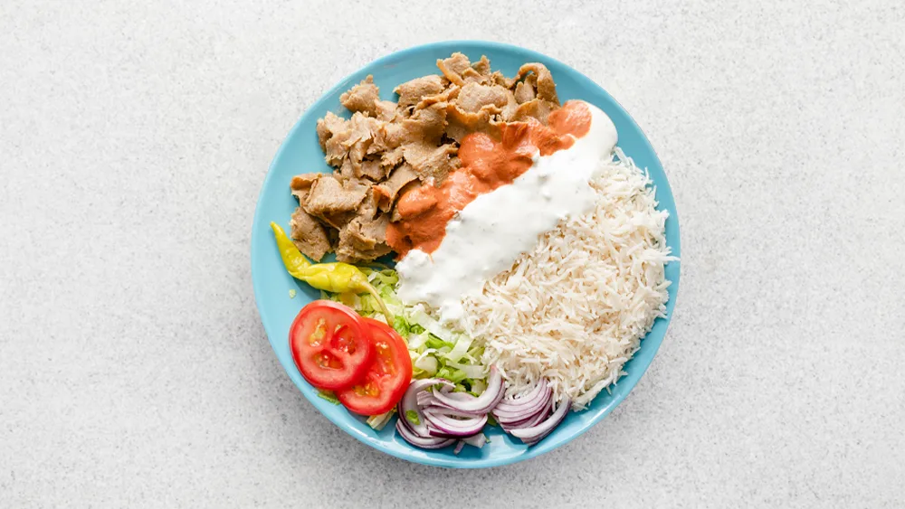 Kebabtallrik and Ris