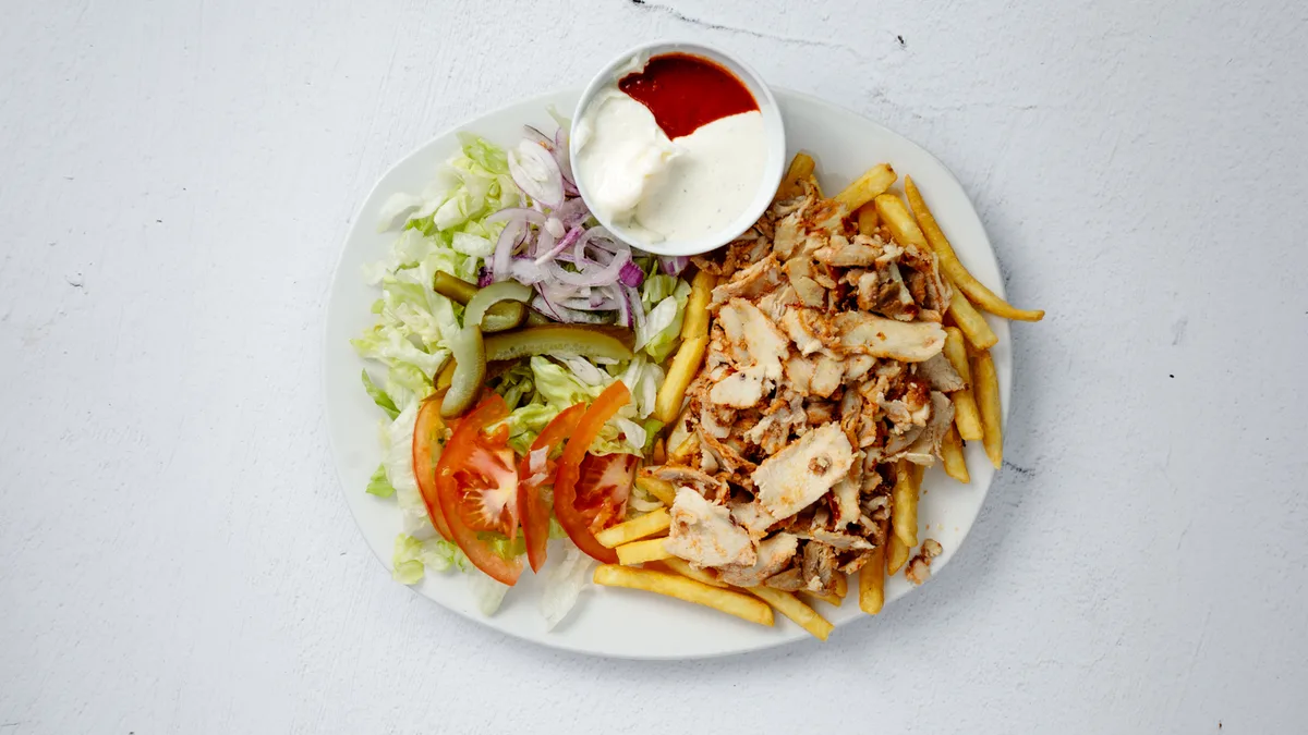 Vegansk Kycklingtallrik