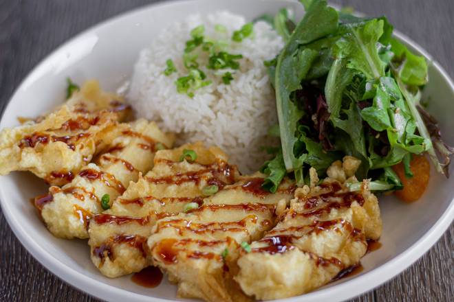 Tofu  Tempura  Plate