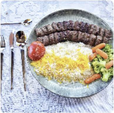 Koubideh Kabob( 2 Skewers)